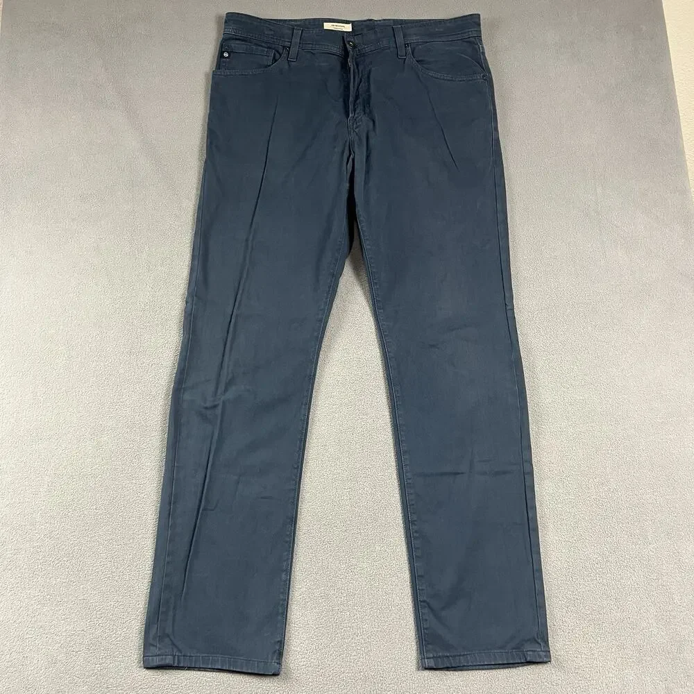 AG Adriano Goldschmied Jeans Mens 36X33 Blue The Graduate Tailored Casual Preppy